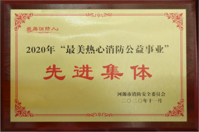 喜訊 - 堅基集團榮獲“最美熱心消防公益事業(yè)先進集體” 稱號